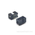 2.54mm Pitch Box header Connector SMT H10.32mm 2*3P